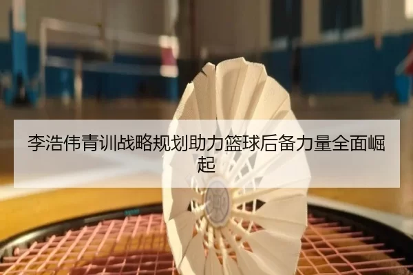 李浩伟青训战略规划助力篮球后备力量全面崛起